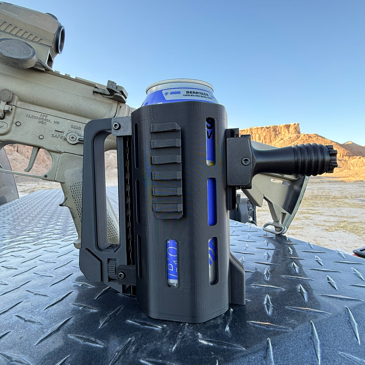 Tactical AR-15 Beverage Holder