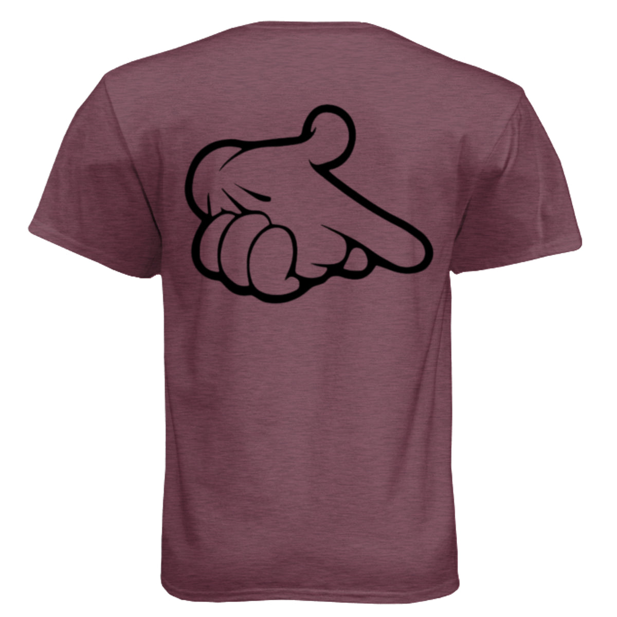 Heather Maroon - N6210 - BACK