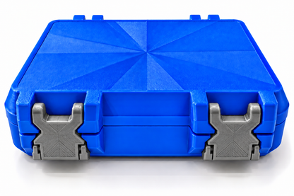 3D Printed Peptide Storage Box | Blue 6-Vial Organizer