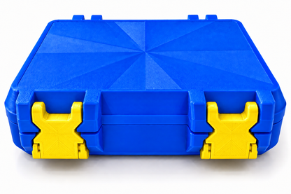 3D Printed Peptide Storage Box | Blue 6-Vial Organizer