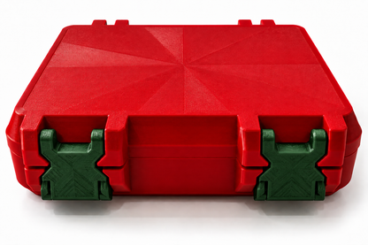 3D Printed Peptide Storage Box | Red 6-Vial Organizer