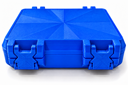 3D Printed Peptide Storage Box | Blue 6-Vial Organizer