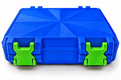 3D Printed Peptide Storage Box | Blue 6-Vial Organizer