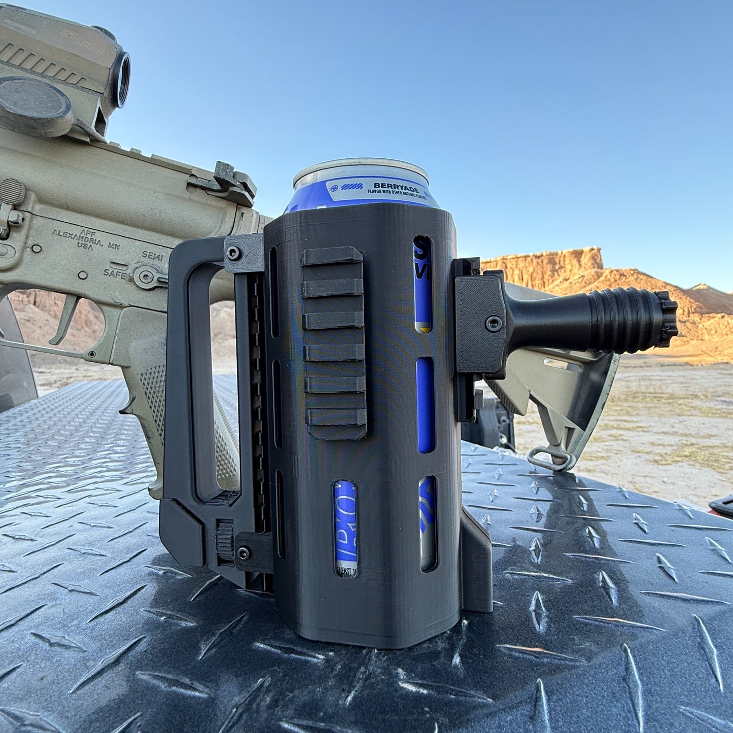 Tactical AR-15 Beverage Holder