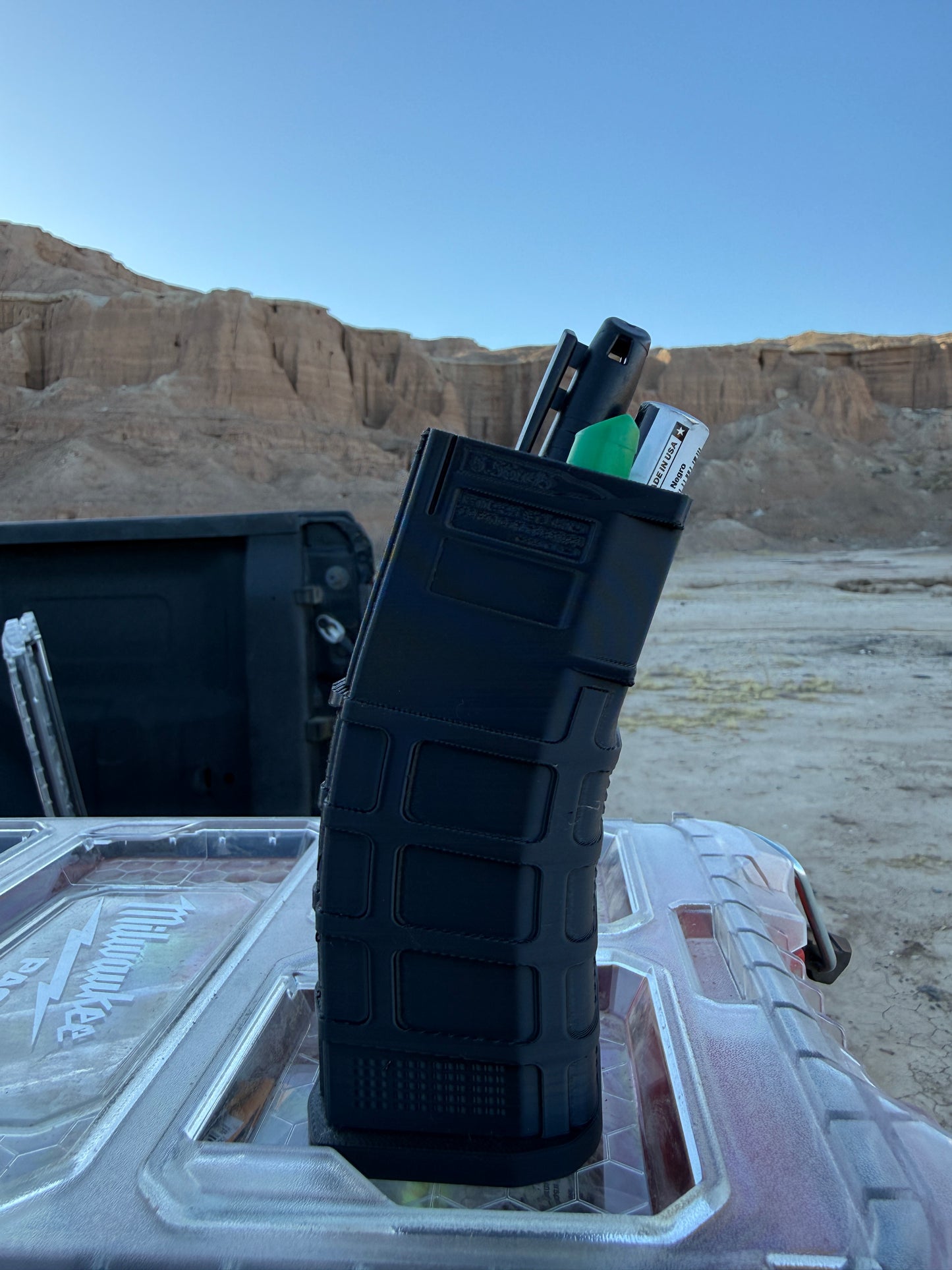 AR Magazine Tool Caddy | PMAG Desk Organizer Insert | Range Multi-Tool Storage Holder