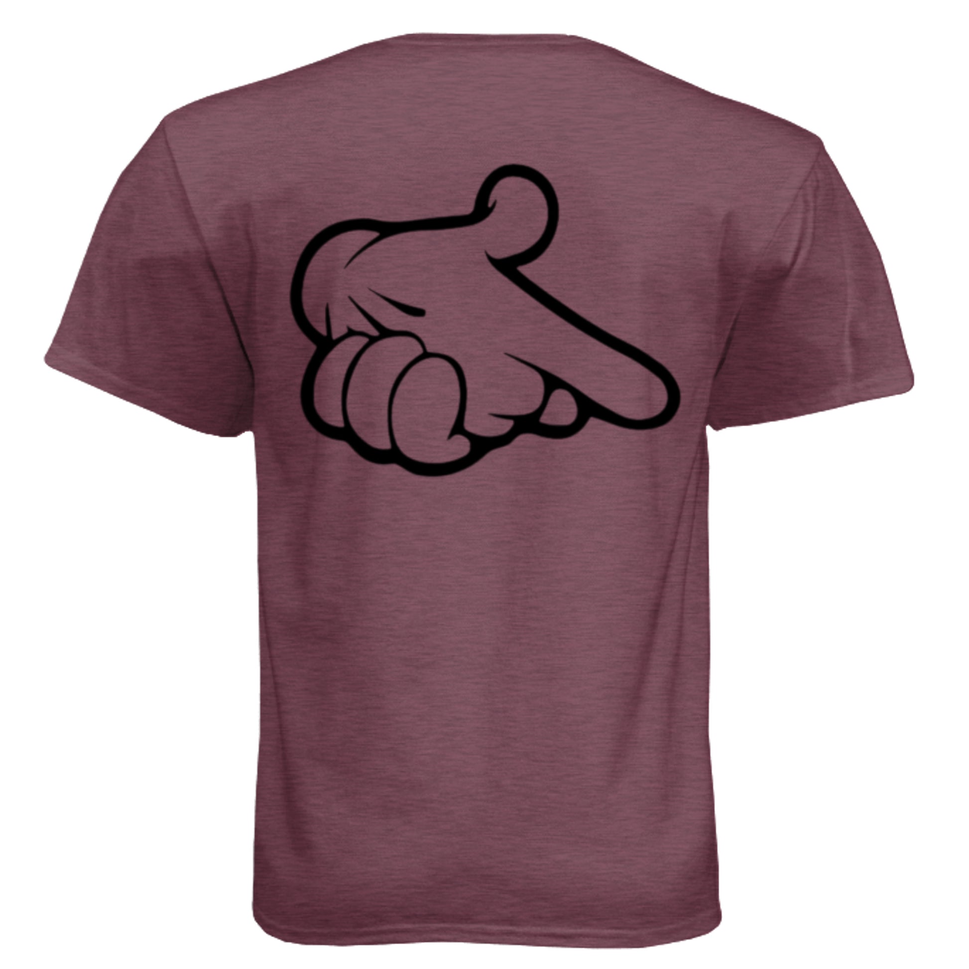 Heather Maroon - N6210 - BACK