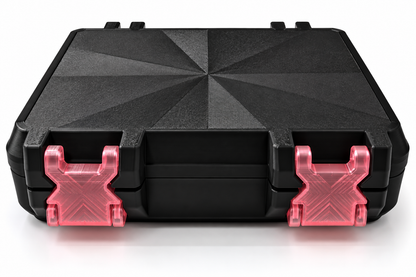 3D Printed Peptide Storage Box | Black 6-Vial Organizer
